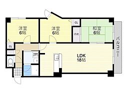 間取図画像 3LDK