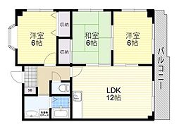 間取図画像 3LDK