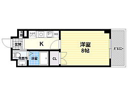 シプレス 1Kの間取図画像