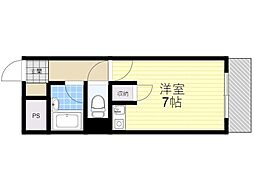 メゾン揺光 ワンルームの間取図画像