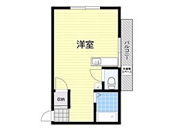 メゾンケイ ワンルームの間取図画像