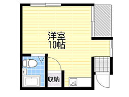 サンハイツ西本 ワンルームの間取図画像