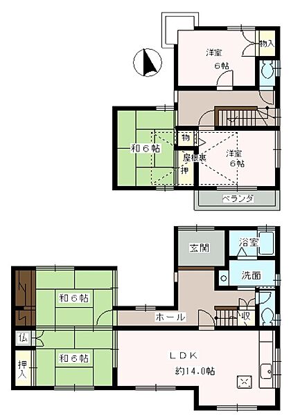 間取り：329000137061