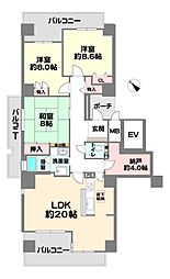 間取図画像 3SLDK