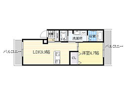 間取図画像 1LDK