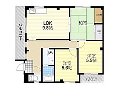 ノースバレー川崎 3LDKの間取図画像