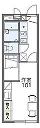 レオパレスKAZU 1Kの間取図画像