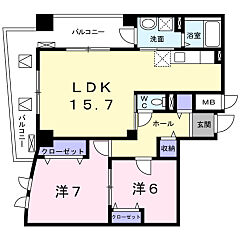 物件の間取り