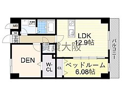 間取図画像 1SLDK