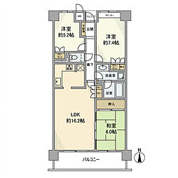 間取図画像 3LDK
