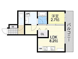 間取図画像 1LDK