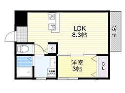 間取図画像 1LDK