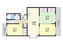 間取図画像 3LDK