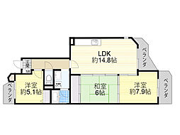 間取図画像 3LDK