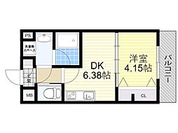 間取図画像 1DK