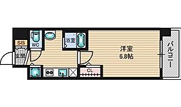 ＳＤグランツ新大阪 8階1Kの間取り