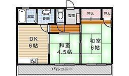 間取図画像 2DK