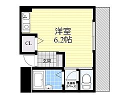なかやファームサイド ワンルームの間取図画像