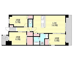 間取図画像 3LDK