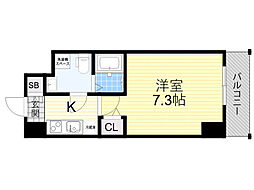 間取図画像 1K