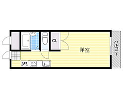 サマックスしぶやハイツ 1Kの間取図画像