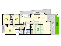 セントポリア箕面 4LDKの間取図画像