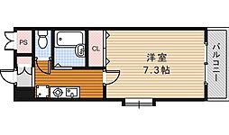 エミーナヒルズ 1Kの間取図画像