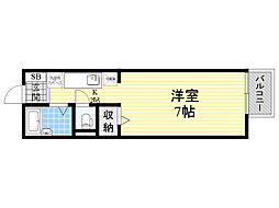 プリマベーラ ワンルームの間取図画像
