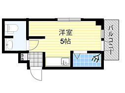 GROOVE待兼山 ワンルームの間取図画像