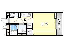 リコルテサントルモンターニュ 1Kの間取図画像