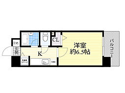 ラセデュクシオン 1Kの間取図画像