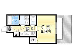 SLAINTEMHOR 1Kの間取図画像