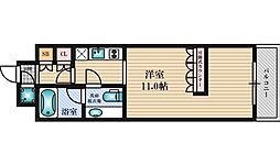 デュオン新大阪レジデンス 1Kの間取図画像