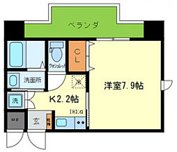 GLORYKISERA 1Kの間取図画像