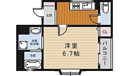 カーサ・セジオーネ 1Kの間取図画像