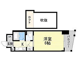 エステムコート新大阪3ステーションプラザ 1Kの間取図画像