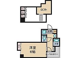 エステムコート新大阪3ステーションプラザ 1Kの間取図画像