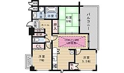 プリ・メゾン石橋 3LDKの間取図画像