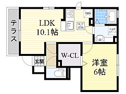 間取図画像 1LDK