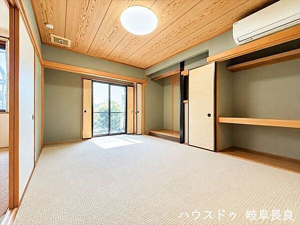 ≪6帖≫※室内をCGにてもの消しをしたものです。急な来客にも対応出来ます♪客間としても家族みんなの寛ぎの部屋としても多目的にお使い頂けます。