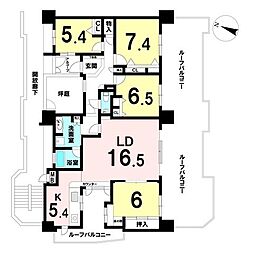 ファミール長良ヶ丘 4LDKの間取図画像