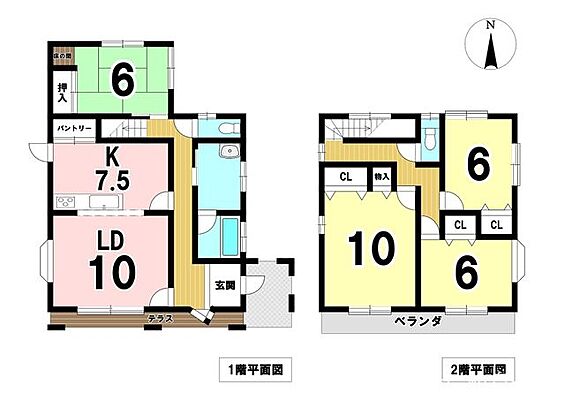 間取り 岐阜市岩崎　中古一戸建て
