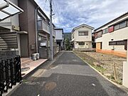 土地外観・前面道路