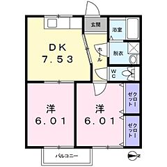 物件の間取り