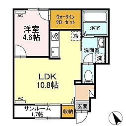 SOAVITA 1LDKの間取図画像