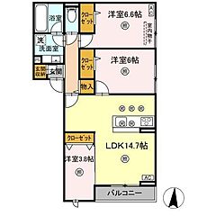 物件の間取り