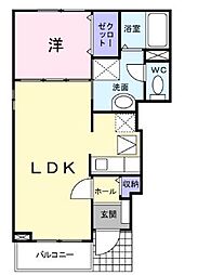セレノ 1LDKの間取図画像