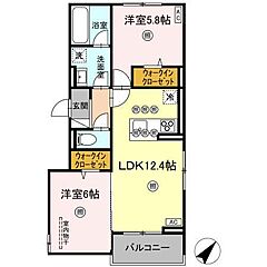 物件の間取り