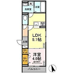 物件の間取り