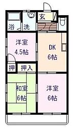 間取図画像 3DK